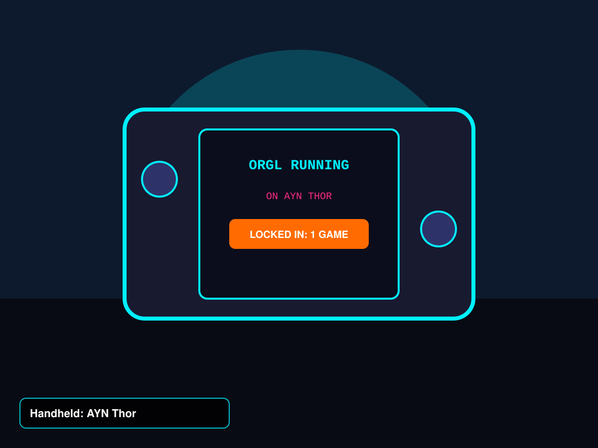 ORGL running on AYN Thor